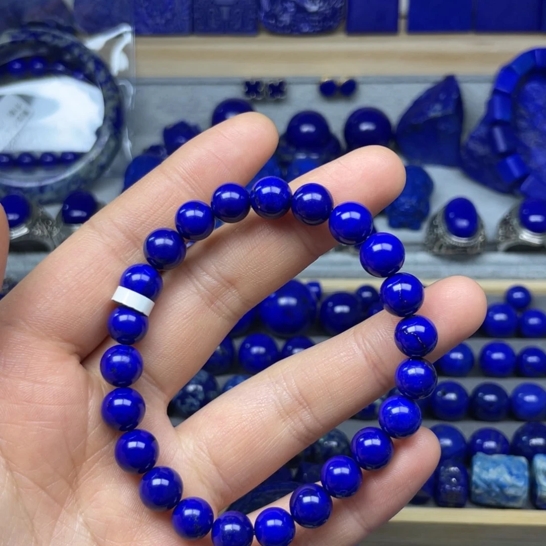 青金石手串8+未镶嵌洛**畔