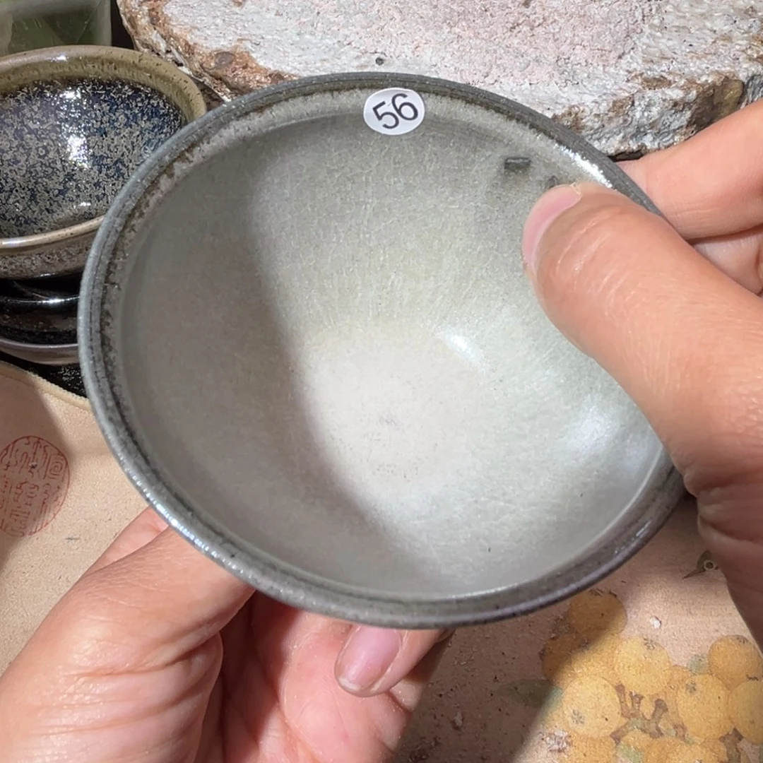 茶盏义兴龙窑坚持真柴烧微瑕