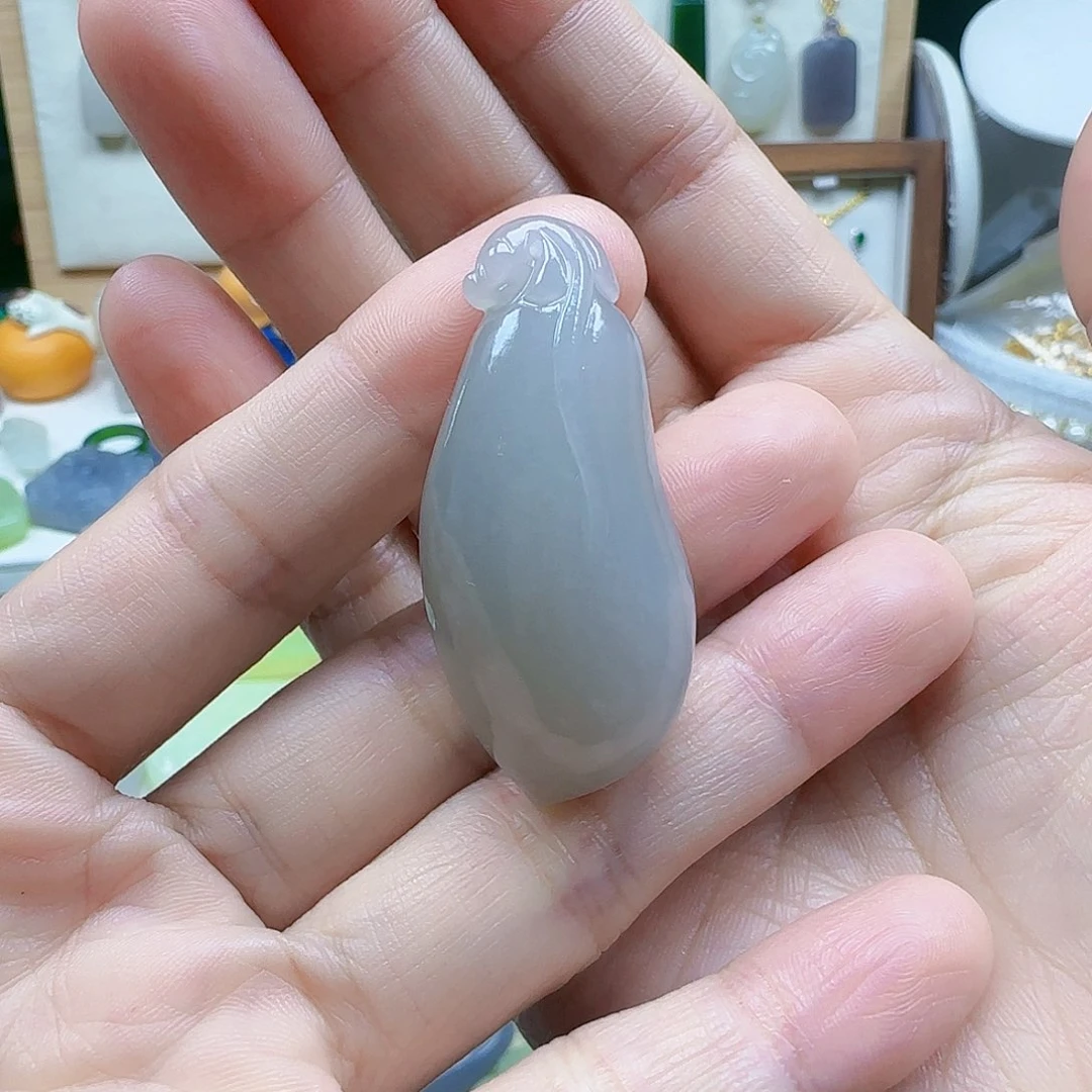 和田玉未镶嵌吊坠(不含链)
