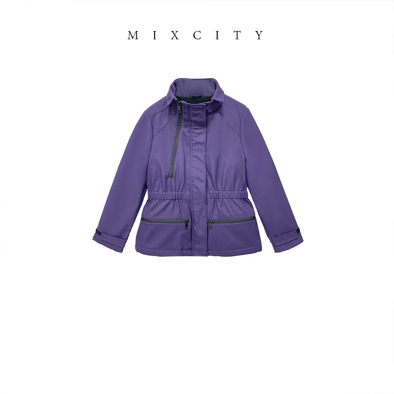 【MIXCITY亚楠家】冒险家◆特价款加厚加绒气质收腰保暖外套9182