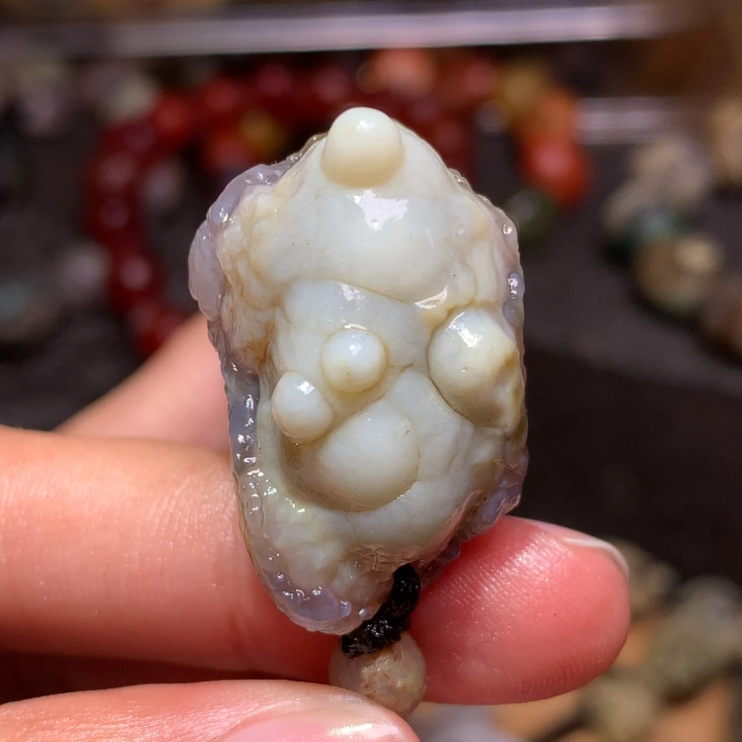 未镶嵌玛瑙/玉髓珠宝半成品