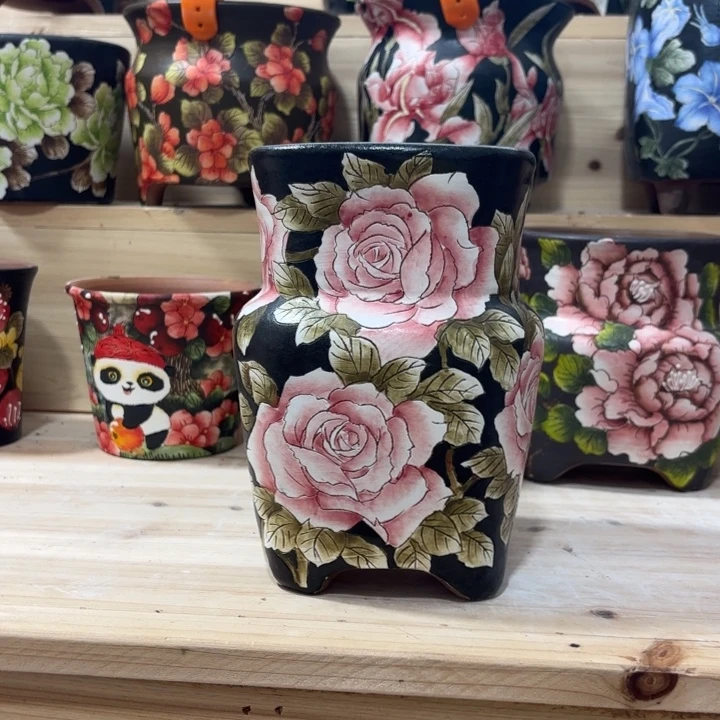 景德镇手绘花盆陶瓷11/17