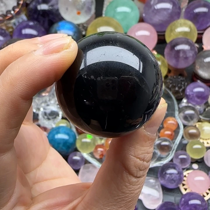 未镶嵌珠宝半成品水晶3.65厘米