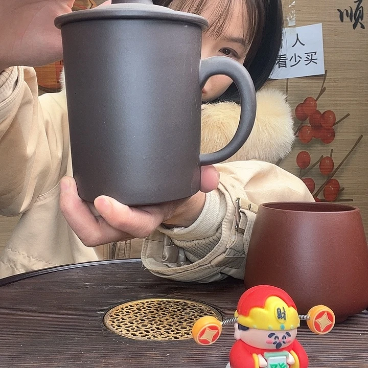 紫砂茶杯十***张原矿紫砂杯