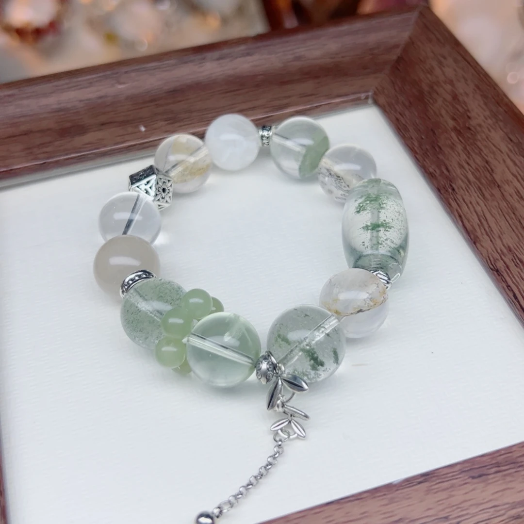 水晶手链未镶嵌曲***?路路通绿幽灵