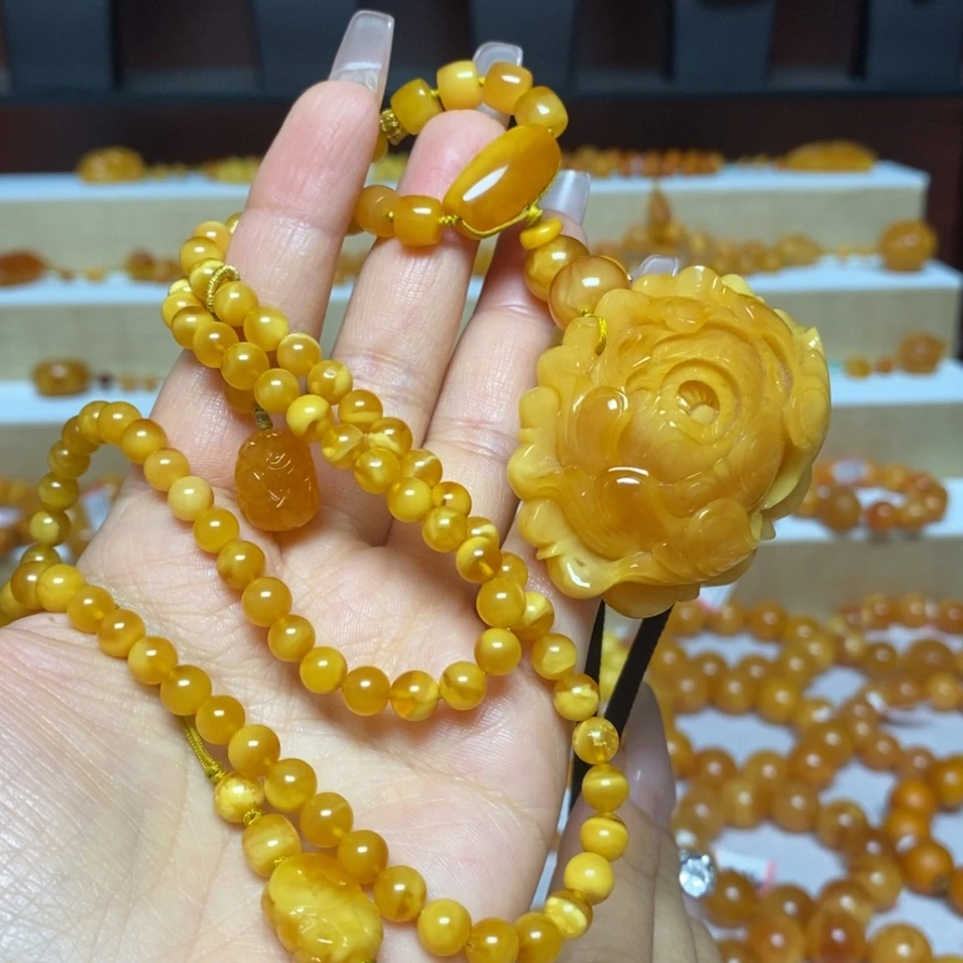 【闪购商品】未镶嵌颈饰蜜蜡项链