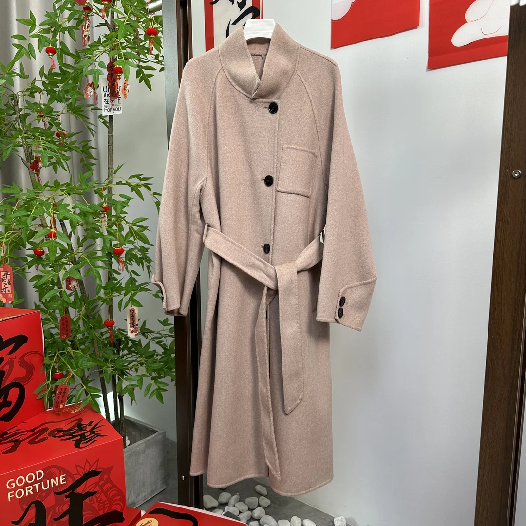 外套时尚休闲女士毛呢呢大衣女装上衣 138