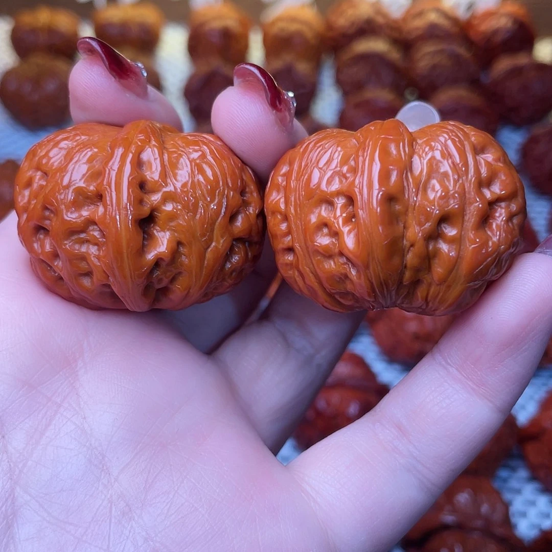 桃核吊坠文玩核桃 手把件 元宝 39