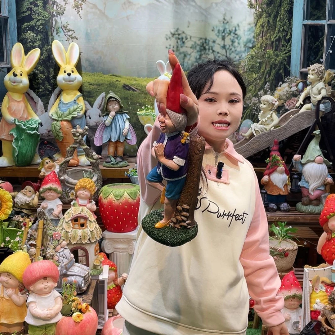 摆件花园摆件红红火火