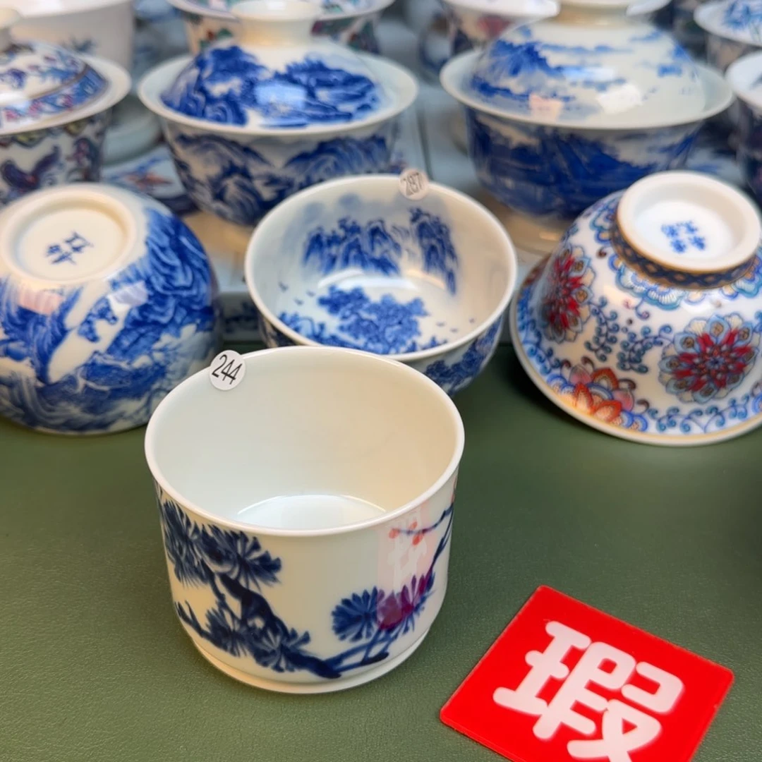 抖音闪购纯手工手绘瑕疵开片244