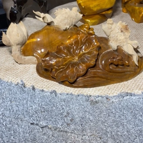 金丝楠年年有鱼的