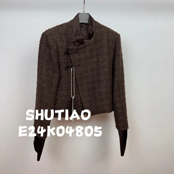 【SHUTIAO】2024秋冬：新款小众设计款外套E24K04805