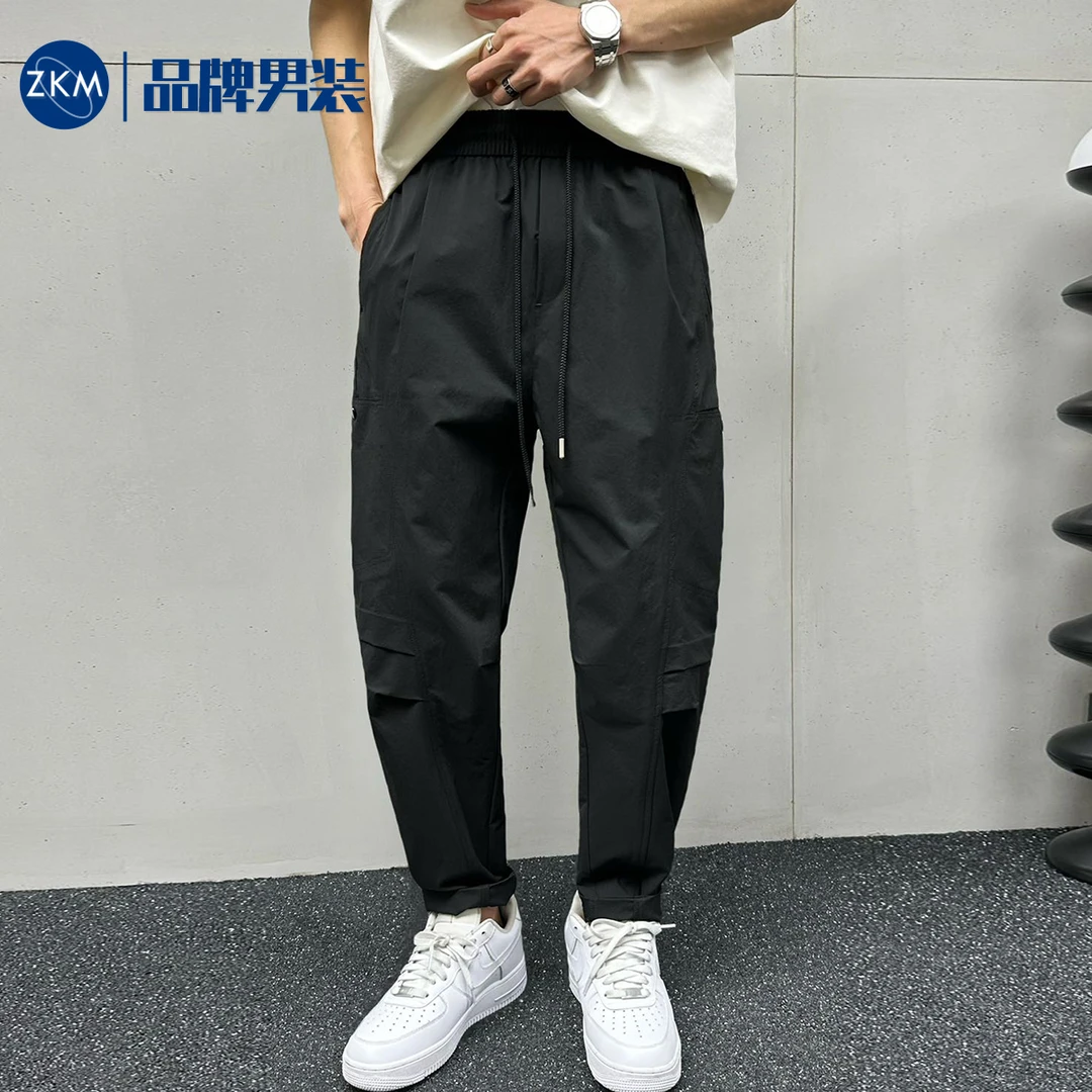 【高货原创】ZKM-K25-023-春款工装百搭多口袋设计休闲裤Q