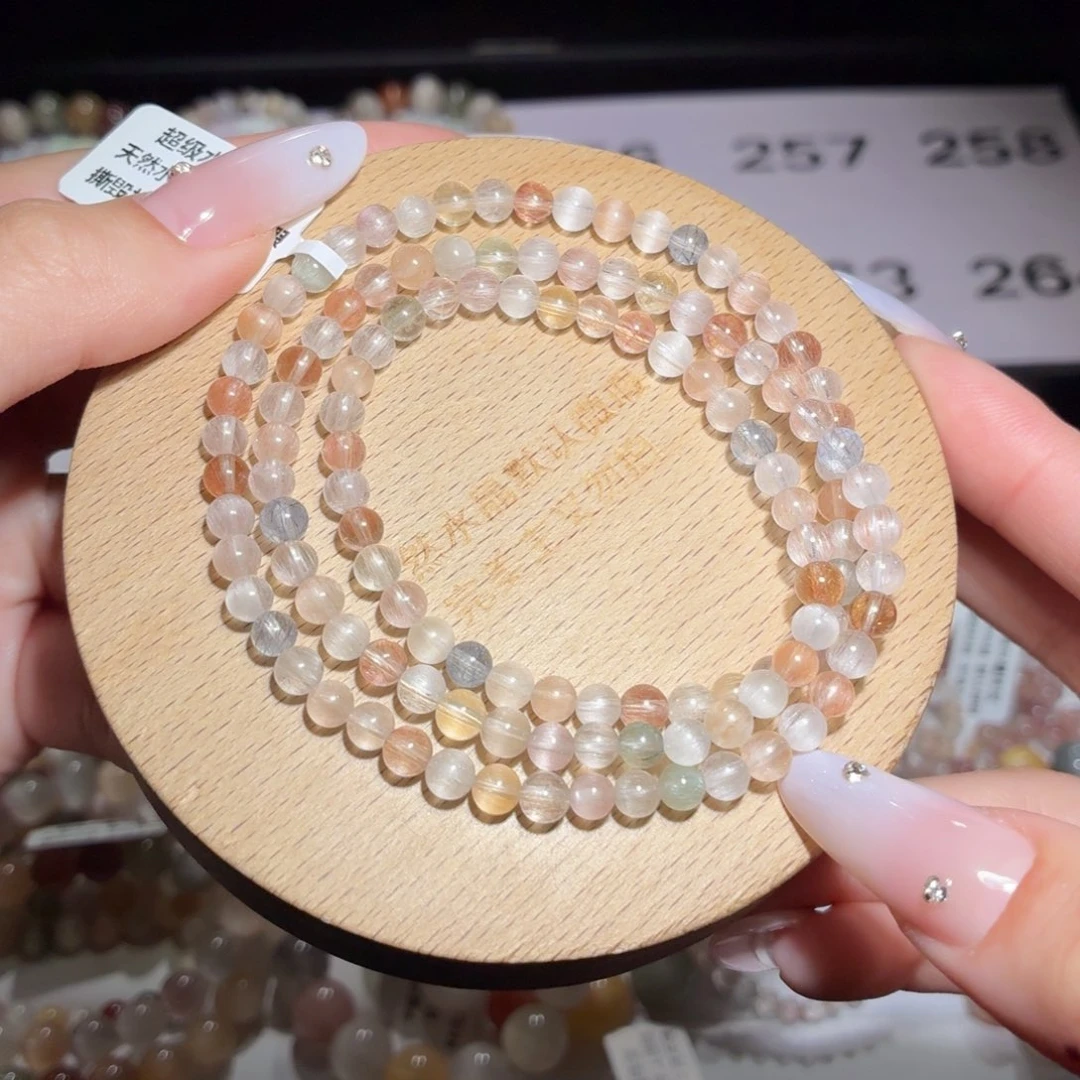 水晶未镶嵌手链256号多样性发一BB 4+