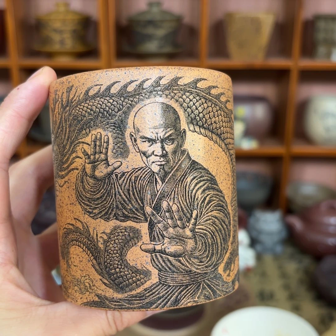 宜兴紫砂吾美家紫砂主人杯