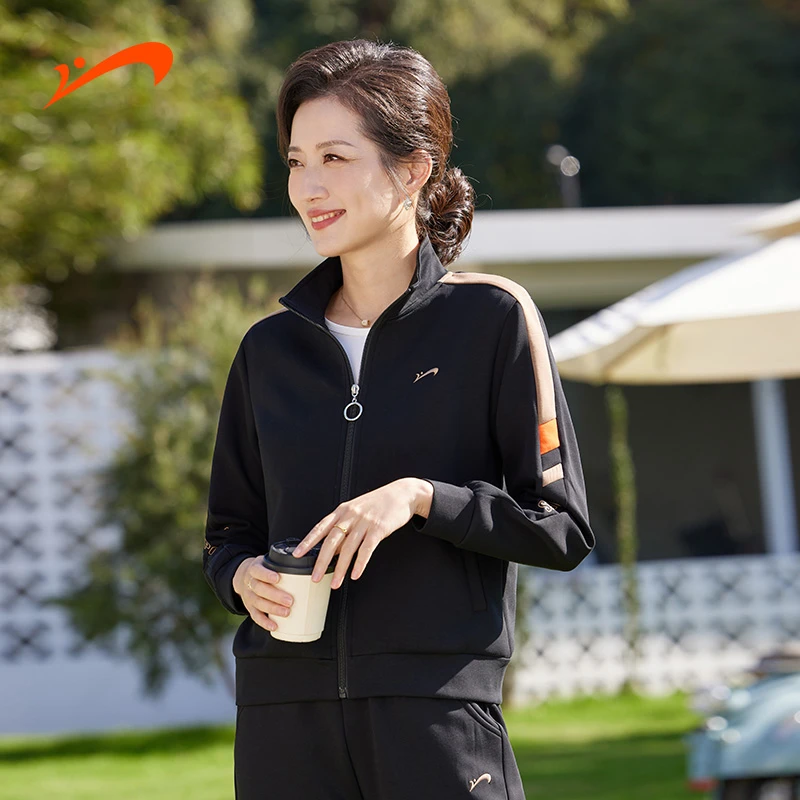 贵人鸟【单件外套】中老年妈妈春季运动减龄百气质搭女休闲百搭女士