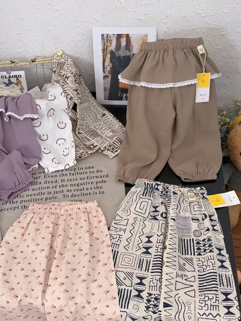 大晓家福利款2025中小童超美色系防蚊裤no退no换