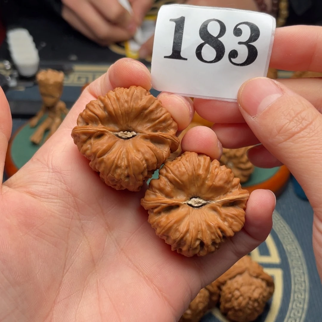 桃核吊坠好*38凹底183号