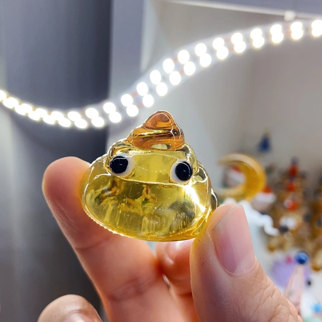 琉璃手工艺品金色