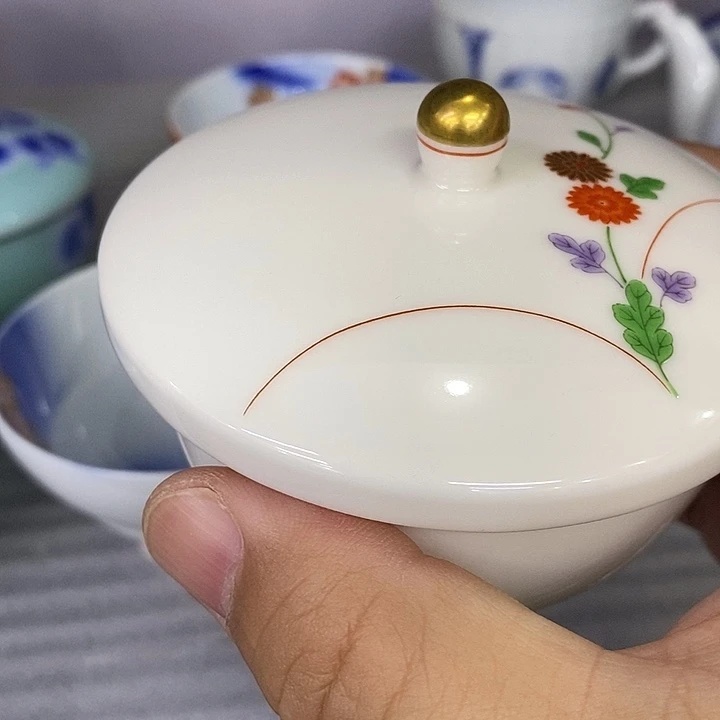 摆件进口c瓷器香兰社