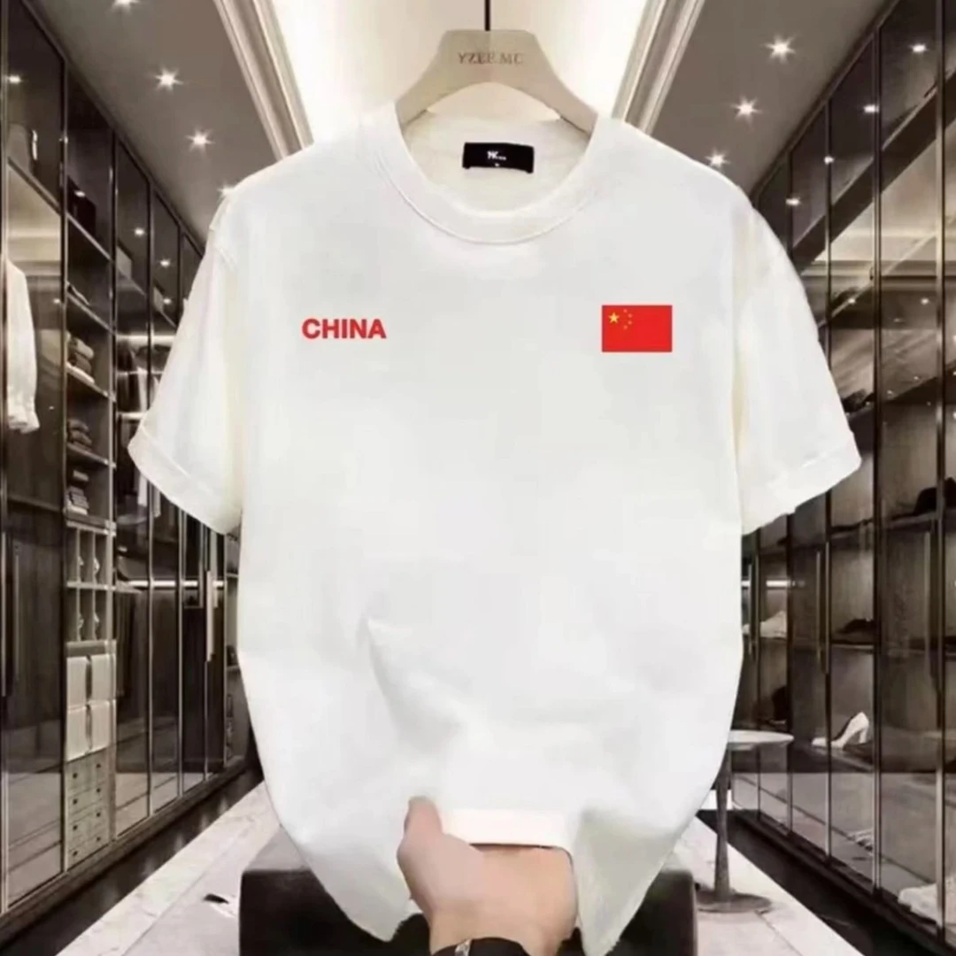 【一折粉丝福利】夏季潮牌男女同款百搭圆领T恤