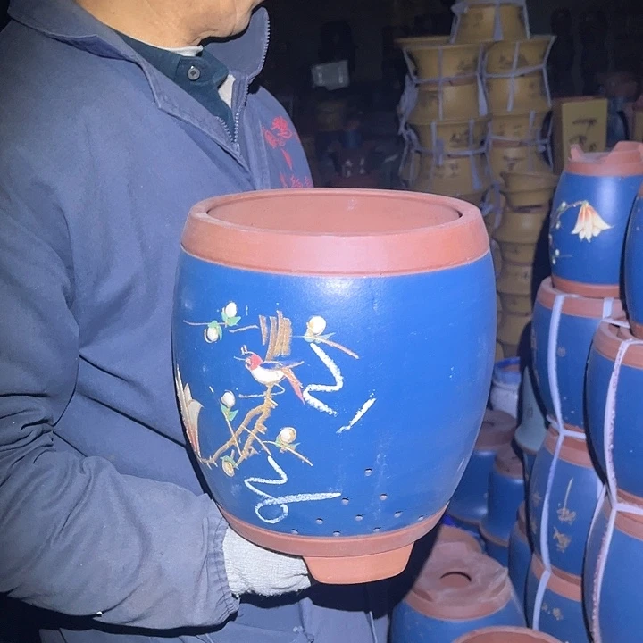 紫砂紫砂花盆也太好喝