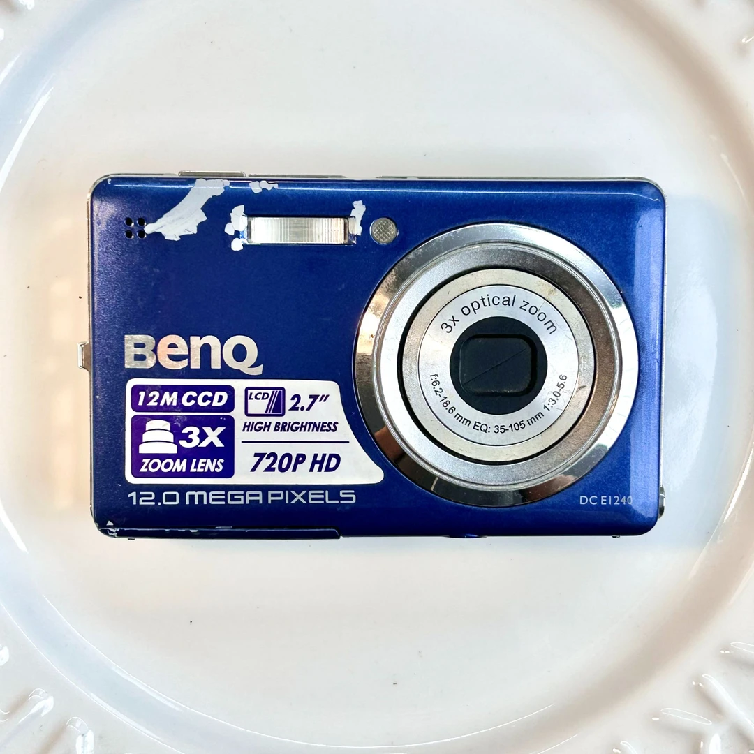 9新 Benq/明基 E1240 蓝色 1200w像素3倍光变 复古清晰氛围感ccd