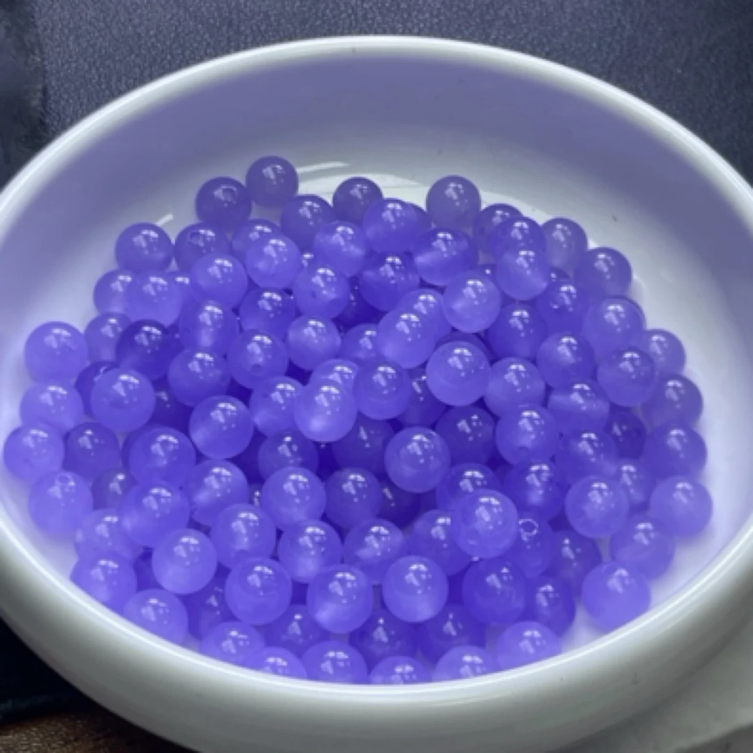 天然珠宝玉石 散珠紫罗兰Y1102   12mm 20颗（赠弹力线）