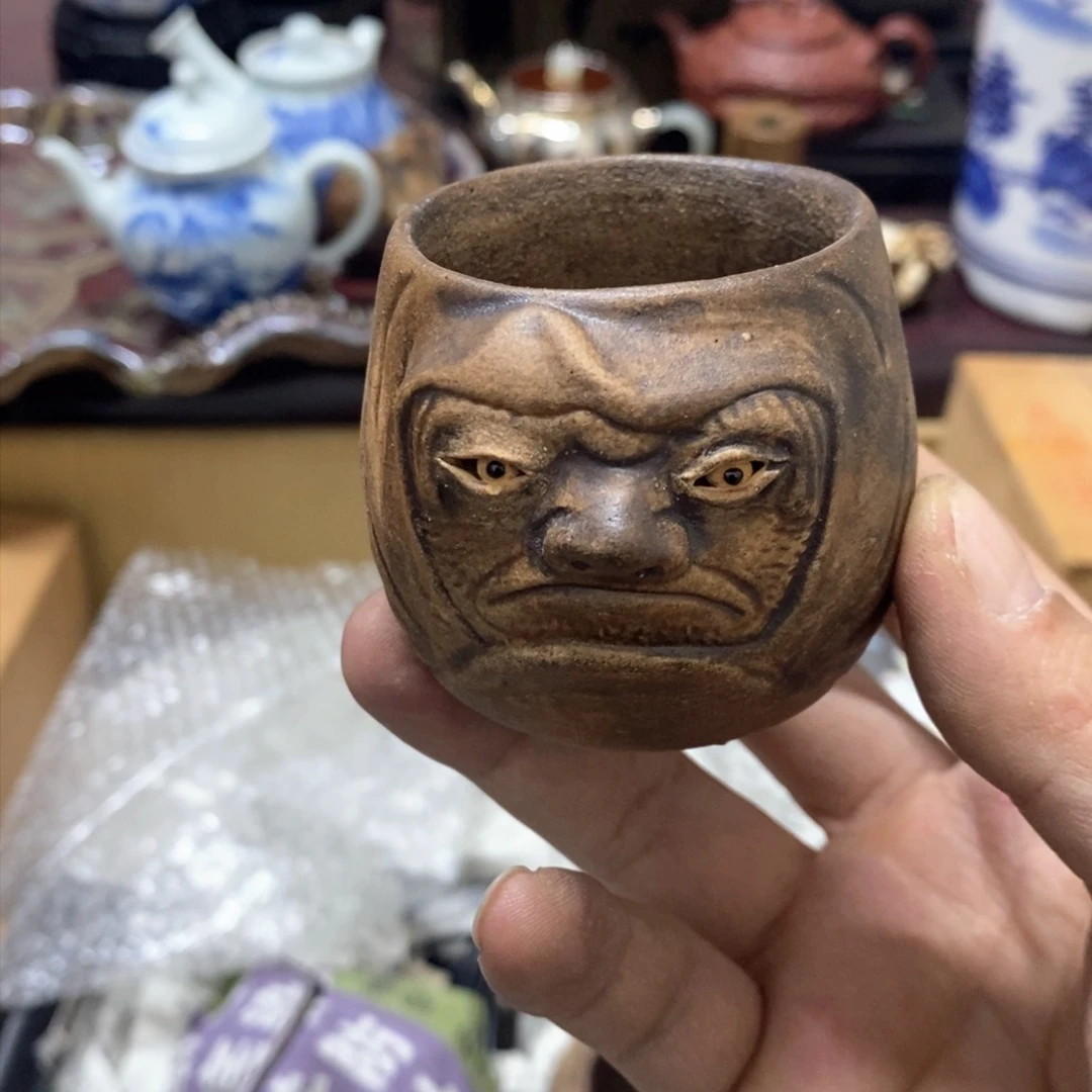 茶盏密胺手绘陶瓷杯子