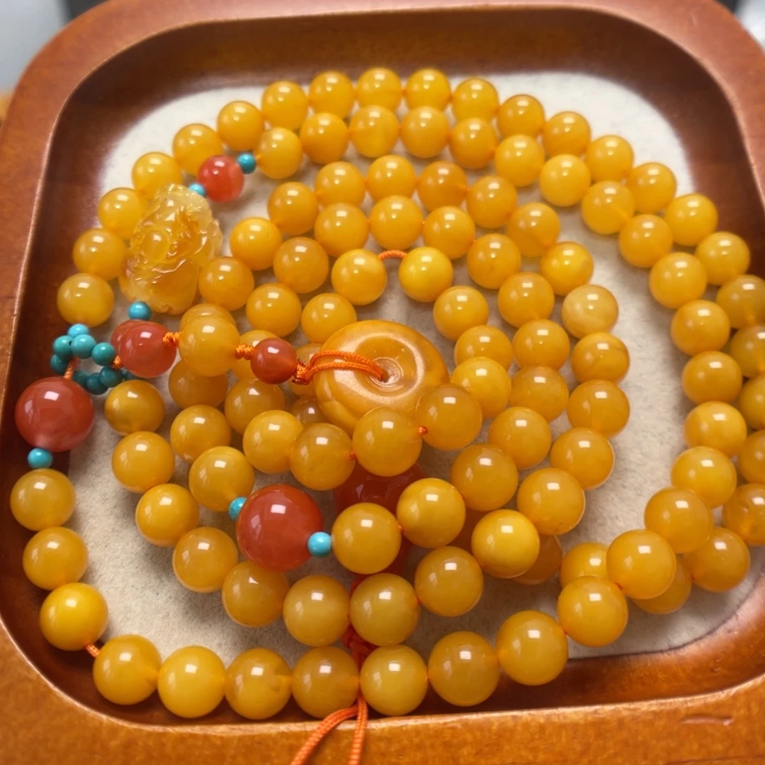 蜜蜡未镶嵌手串蜜蜡