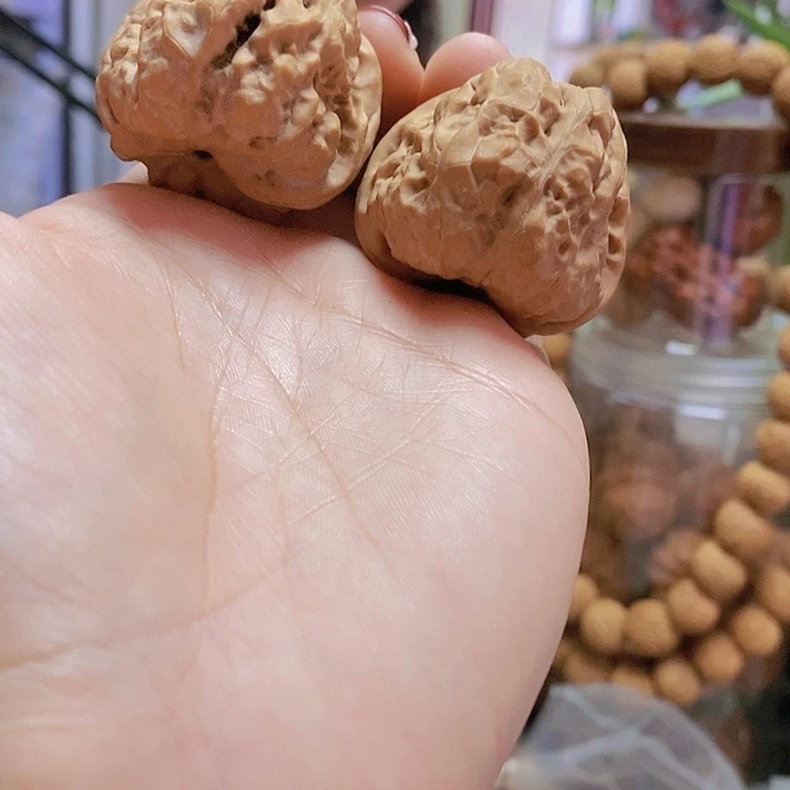 【闪购商品】文玩核桃把件38蛤蟆头大肚子