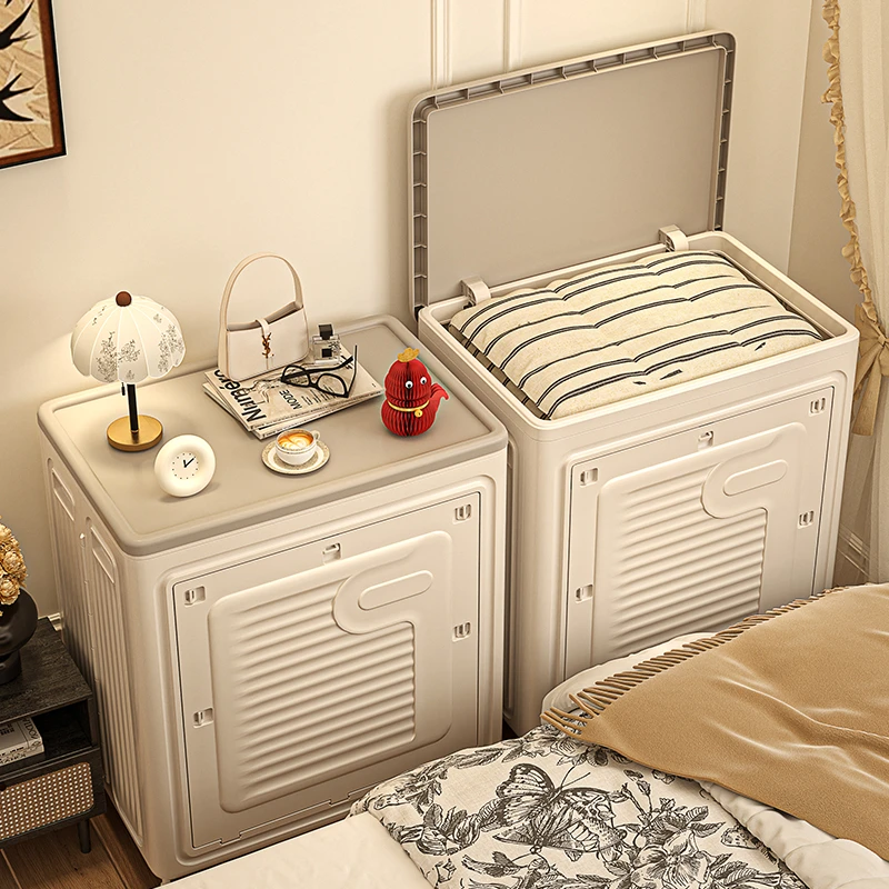 衣服收纳箱家用超大容量翻盖换季衣物被子整理箱可折叠收纳储物柜