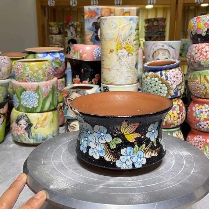 景德镇艺术手绘作品