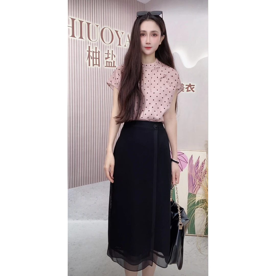 高斯雪岚【夏季新品】气质优雅显瘦时尚半身裙24219595