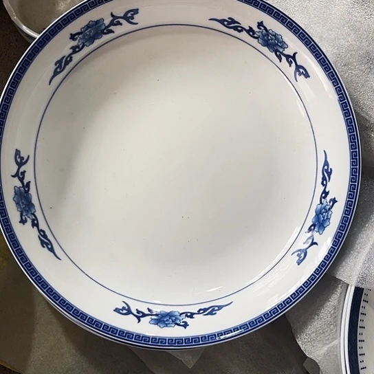 盘8寸深窝盘一个陶瓷陶瓷