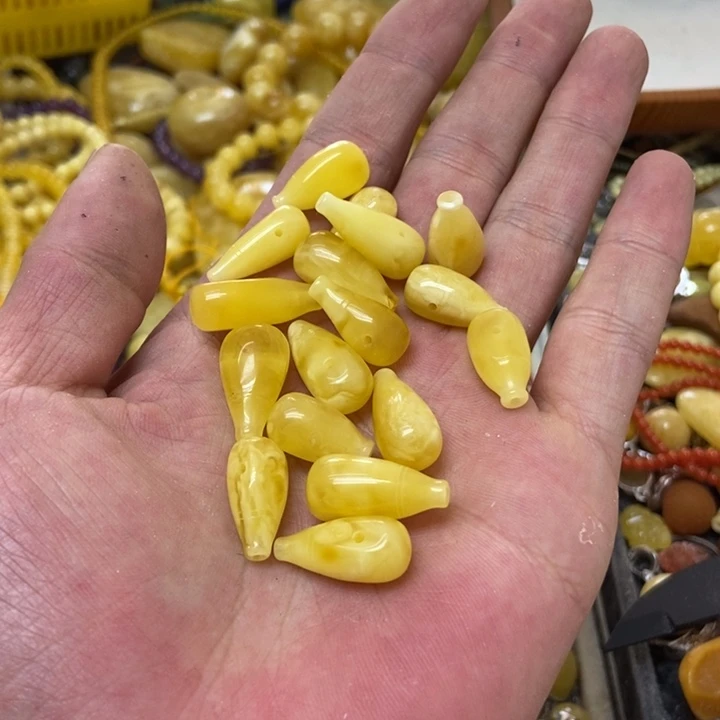 裸石蜜蜡未镶嵌多样性发货其一