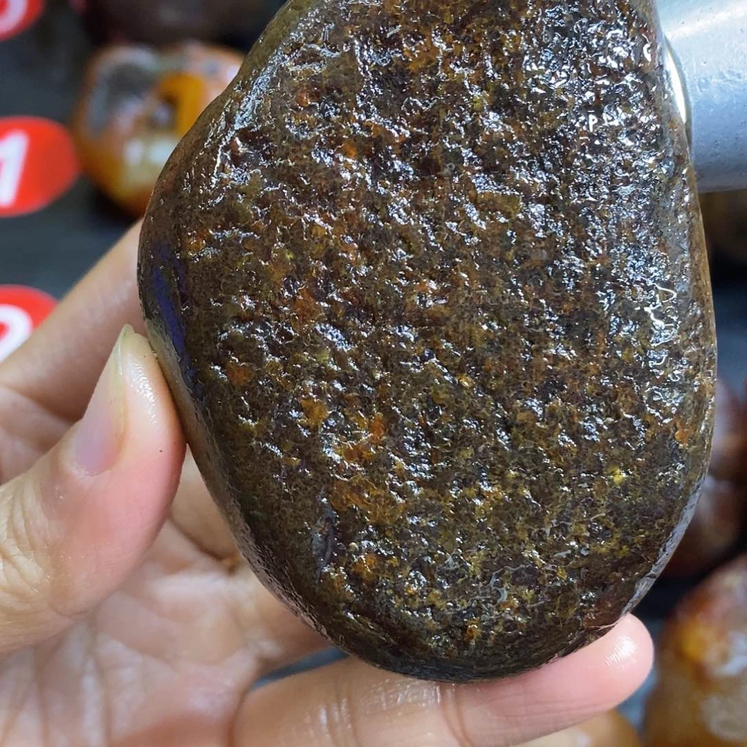 玛瑙/玉髓未镶嵌手把件