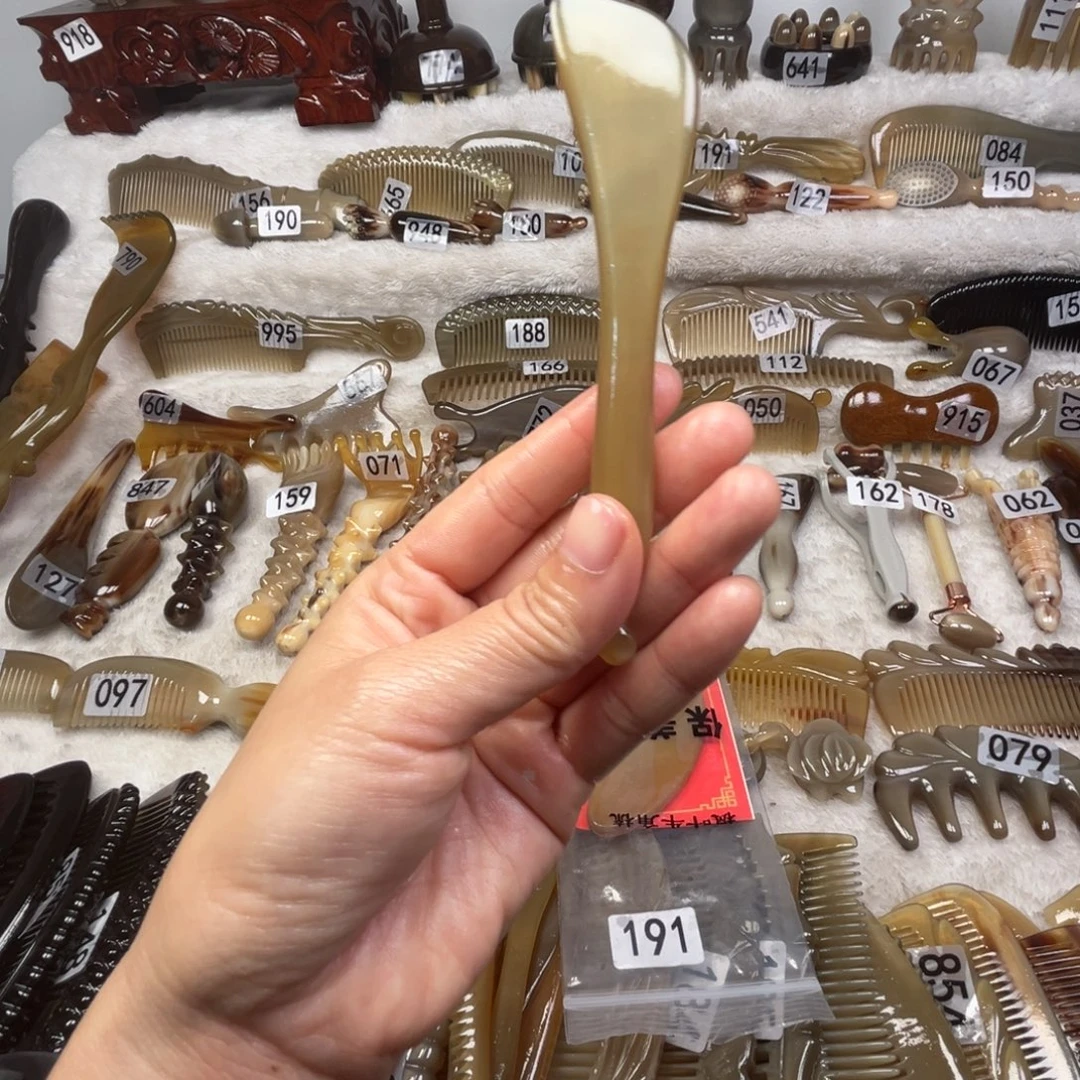 牛角牛角梳牛角梳子