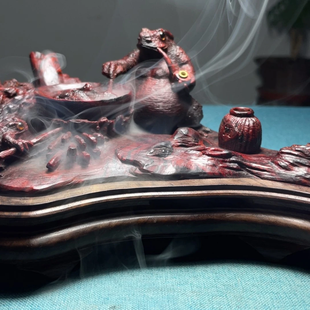 檀香紫檀（小叶紫檀）春**树摆件工艺品