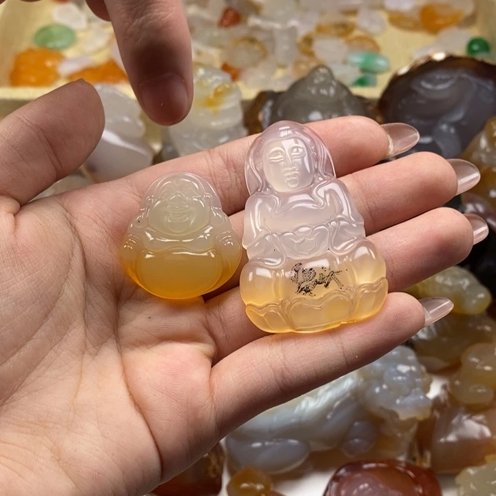 玛瑙/玉髓未镶嵌颈饰
