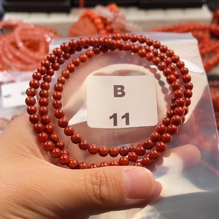 南红玛瑙未镶嵌多样性发货默认微瑕称重5mm