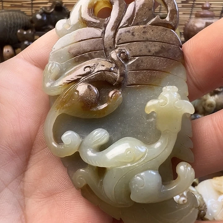 和田玉（糖玉）未镶嵌挂件