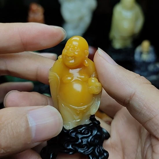 梅***️寿山石黄芙蓉假一赔十