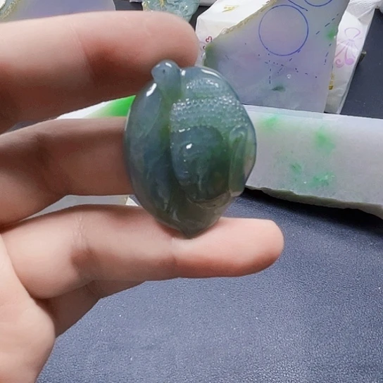 未镶嵌挂件翡翠翡翠