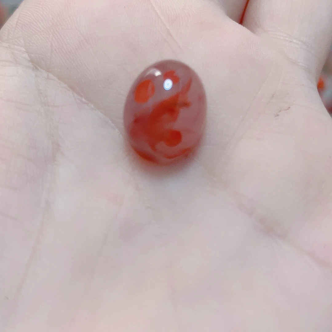 南红玛瑙未镶嵌吊坠(不含链)