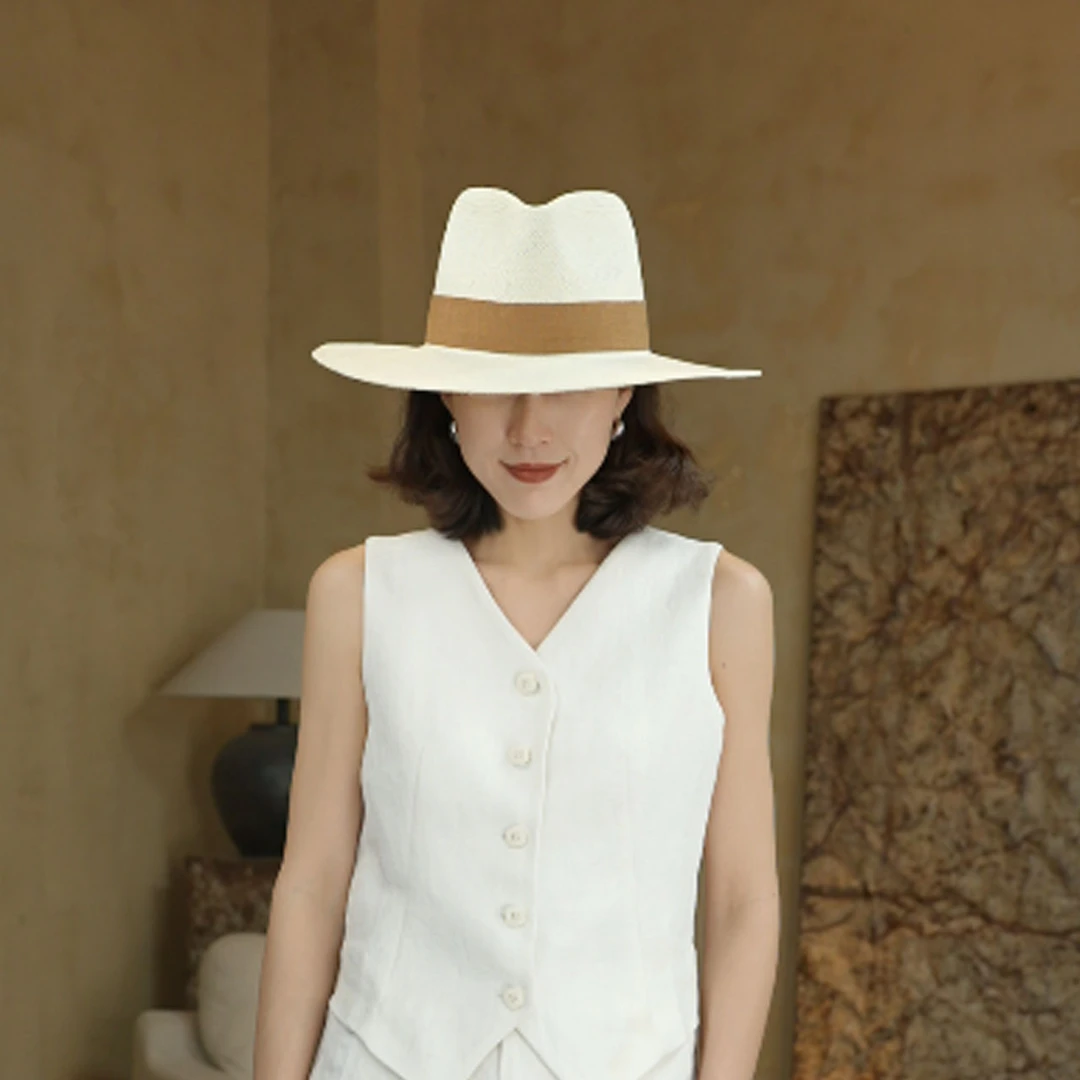 IMLINCONTE【丹书白马】绅士风巴拿马草帽KK52MZ421