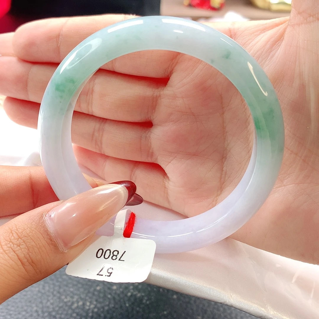 翡翠未镶嵌手镯缅甸天然翡翠