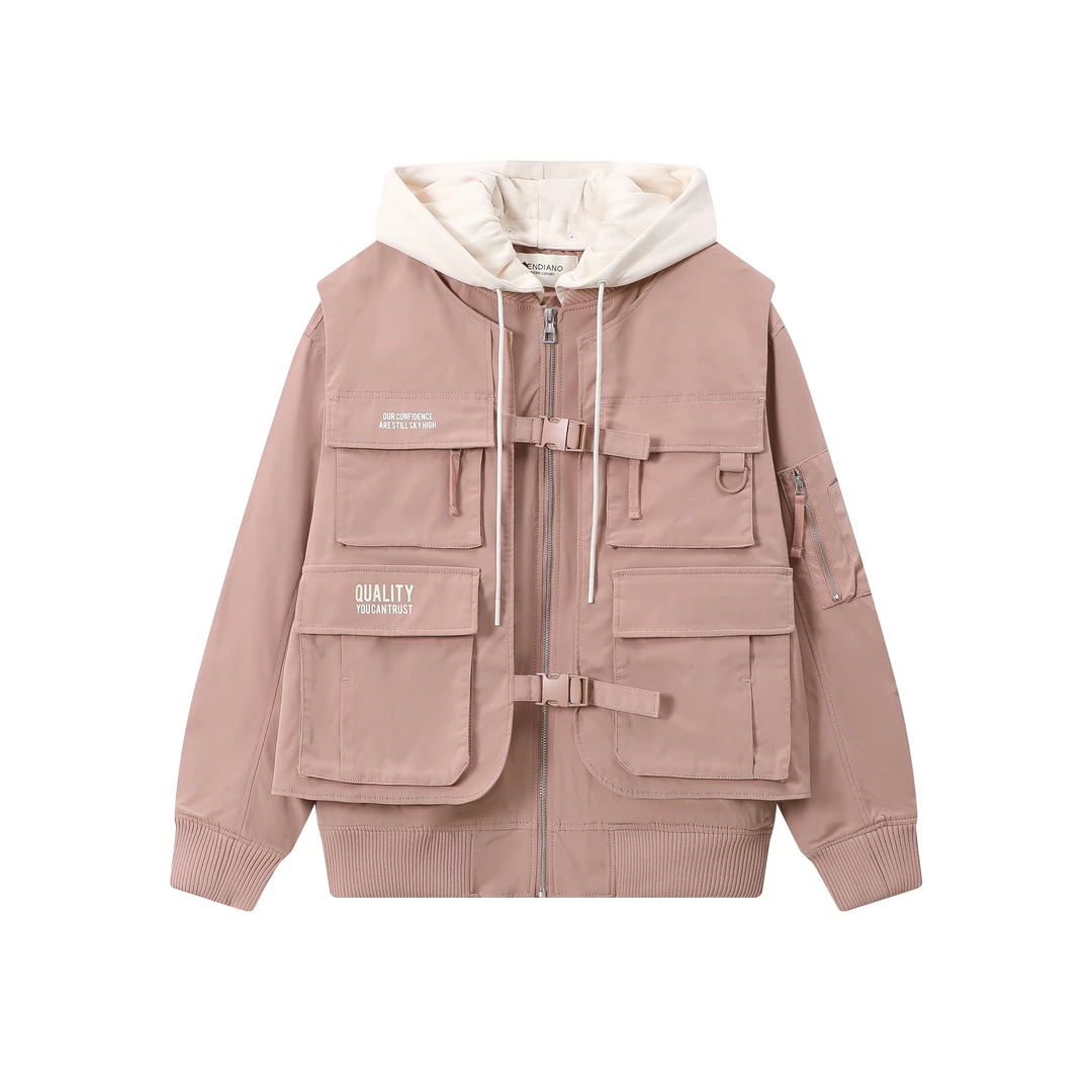 【TR】320-1400320-外套 秋冬工装两件套夹克 男女同款