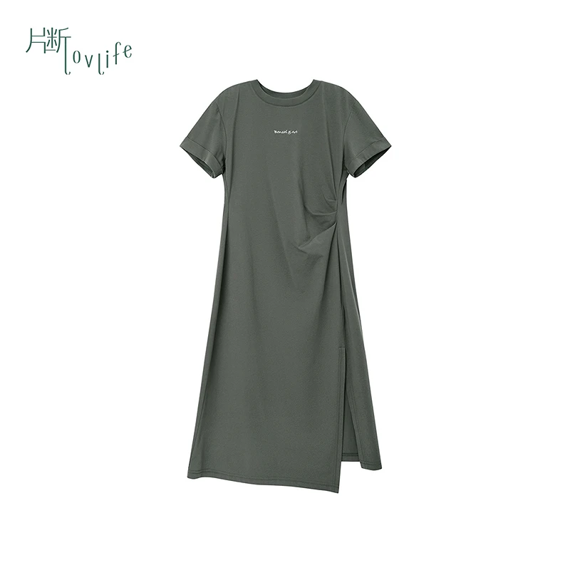 片断女装短袖连衣裙P4A323256L03