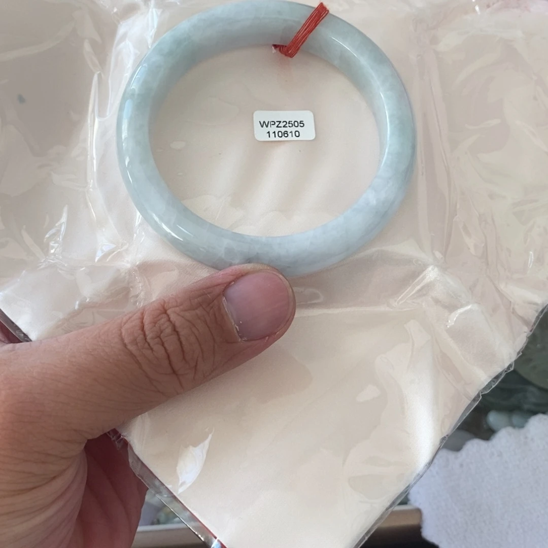 @***猫翡翠未镶嵌手镯58.5